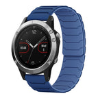 For Garmin Fenix 8/7/6/5 22mm / Navy Blue
