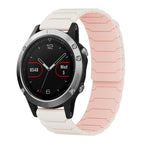 For Garmin Fenix 8/7/6/5 22mm / Starlight Pink Sand