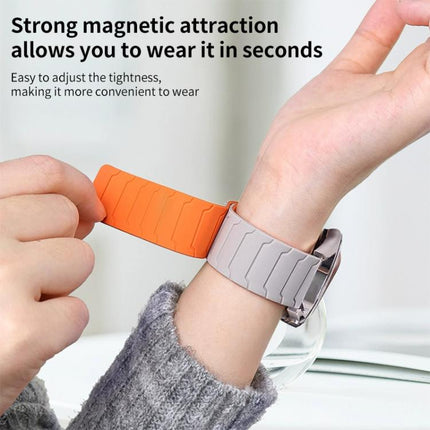 xDfind Magnetic Silicone Watch Band, For Garmin Fenix 8/7X/6X/5X 26mm, For Garmin Fenix 8/7/6/5 22mm