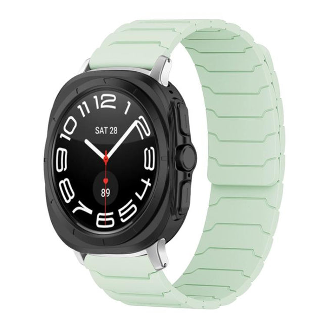 xDfind Magnetic Silicone Watch Band, For Samsung Galaxy Watch Ultra / Ultra 2025, For Samsung Galaxy Watch8 / 8 Classic