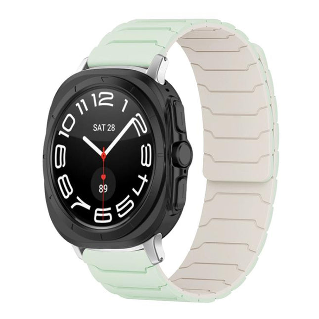 xDfind Magnetic Silicone Watch Band, For Samsung Galaxy Watch Ultra / Ultra 2025, For Samsung Galaxy Watch8 / 8 Classic