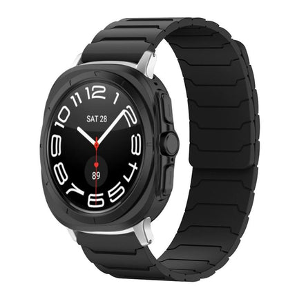 xDfind Magnetic Silicone Watch Band, For Samsung Galaxy Watch Ultra / Ultra 2025, For Samsung Galaxy Watch8 / 8 Classic