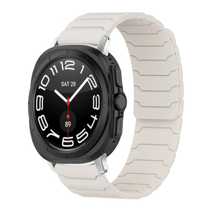 xDfind Magnetic Silicone Watch Band, For Samsung Galaxy Watch Ultra / Ultra 2025, For Samsung Galaxy Watch8 / 8 Classic