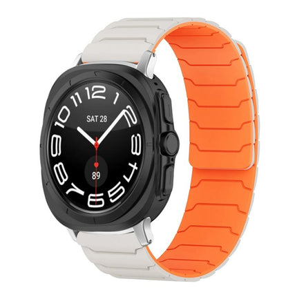 xDfind Magnetic Silicone Watch Band, For Samsung Galaxy Watch Ultra / Ultra 2025, For Samsung Galaxy Watch8 / 8 Classic