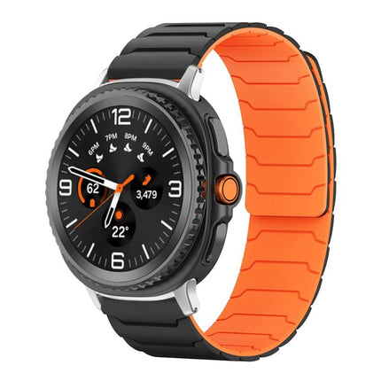 xDfind Magnetic Silicone Watch Band, For Samsung Galaxy Watch Ultra / Ultra 2025, For Samsung Galaxy Watch8 / 8 Classic