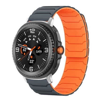 xDfind Magnetic Silicone Watch Band, For Samsung Galaxy Watch Ultra / Ultra 2025, For Samsung Galaxy Watch8 / 8 Classic
