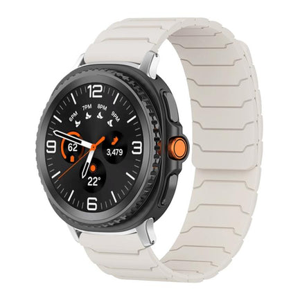 xDfind Magnetic Silicone Watch Band, For Samsung Galaxy Watch Ultra / Ultra 2025, For Samsung Galaxy Watch8 / 8 Classic