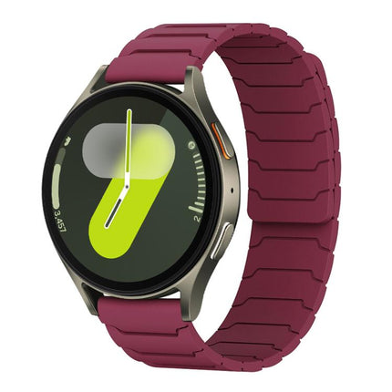 xDfind Magnetic Silicone Watch Band, For Samsung Galaxy Watch 7 / 6 / 5 / FE