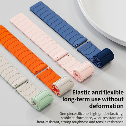 xDfind Magnetic Silicone Watch Band, For Samsung Galaxy Watch Ultra / Ultra 2025, For Samsung Galaxy Watch8 / 8 Classic