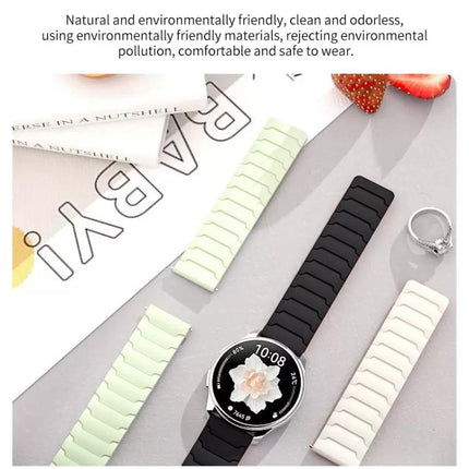 xDfind Magnetic Silicone Watch Band, For Samsung Galaxy Watch Ultra / Ultra 2025, For Samsung Galaxy Watch8 / 8 Classic