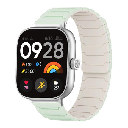 xDfind Magnetic Silicone Watch Band, For Xiaomi Band 10 Pro/9 Pro/Redmi Watch 6/5/4, For Redmi Watch 3 Active / Watch 3 Lite