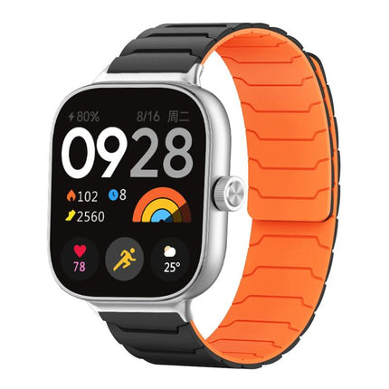 xDfind Magnetic Silicone Watch Band, For Xiaomi Band 10 Pro/9 Pro/Redmi Watch 6/5/4, For Redmi Watch 3 Active / Watch 3 Lite