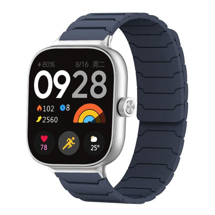 xDfind Magnetic Silicone Watch Band, For Xiaomi Band 10 Pro/9 Pro/Redmi Watch 6/5/4, For Redmi Watch 3 Active / Watch 3 Lite