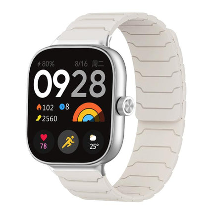 xDfind Magnetic Silicone Watch Band, For Xiaomi Band 10 Pro/9 Pro/Redmi Watch 6/5/4, For Redmi Watch 3 Active / Watch 3 Lite