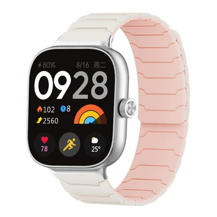 xDfind Magnetic Silicone Watch Band, For Xiaomi Band 10 Pro/9 Pro/Redmi Watch 6/5/4, For Redmi Watch 3 Active / Watch 3 Lite