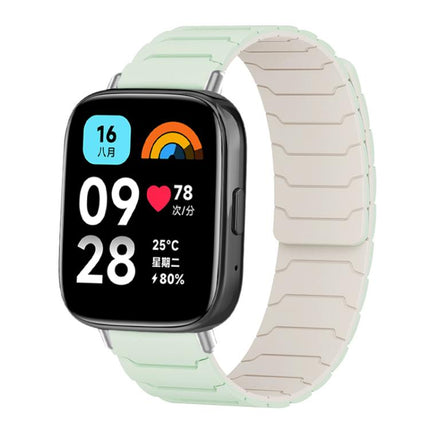 xDfind Magnetic Silicone Watch Band, For Xiaomi Band 10 Pro/9 Pro/Redmi Watch 6/5/4, For Redmi Watch 3 Active / Watch 3 Lite