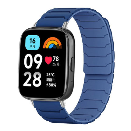 xDfind Magnetic Silicone Watch Band, For Xiaomi Band 10 Pro/9 Pro/Redmi Watch 6/5/4, For Redmi Watch 3 Active / Watch 3 Lite