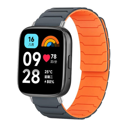 xDfind Magnetic Silicone Watch Band, For Xiaomi Band 10 Pro/9 Pro/Redmi Watch 6/5/4, For Redmi Watch 3 Active / Watch 3 Lite