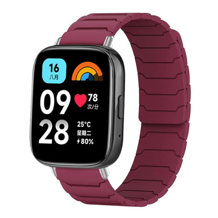 xDfind Magnetic Silicone Watch Band, For Xiaomi Band 10 Pro/9 Pro/Redmi Watch 6/5/4, For Redmi Watch 3 Active / Watch 3 Lite