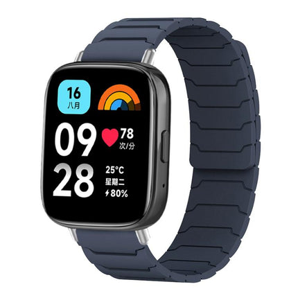 xDfind Magnetic Silicone Watch Band, For Xiaomi Band 10 Pro/9 Pro/Redmi Watch 6/5/4, For Redmi Watch 3 Active / Watch 3 Lite