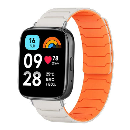xDfind Magnetic Silicone Watch Band, For Xiaomi Band 10 Pro/9 Pro/Redmi Watch 6/5/4, For Redmi Watch 3 Active / Watch 3 Lite