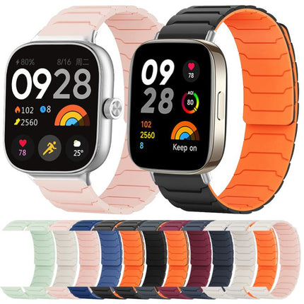 xDfind Magnetic Silicone Watch Band, For Xiaomi Band 10 Pro/9 Pro/Redmi Watch 6/5/4, For Redmi Watch 3 Active / Watch 3 Lite