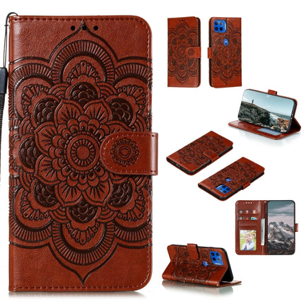 Mandala Embossing Pattern Horizontal Flip PU Leather Case with Holder & Card Slots & Walle & Lanyard, For Motorola Moto G Stylus, For Motorola Moto G 5G Plus, For Motorola Moto E6s (2020)