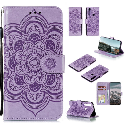 Mandala Embossing Pattern Horizontal Flip PU Leather Case with Holder & Card Slots & Walle & Lanyard, For Motorola Moto G Power
