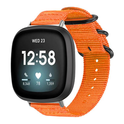 xDfind Ring Buckle Nylon Canvas Watch Band, For Fitbit Versa 4 / 3 / Sense 2 / Sense, For Fitbit Versa 2 / Versa / Versa Lite