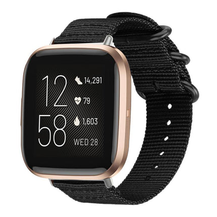 xDfind Ring Buckle Nylon Canvas Watch Band, For Fitbit Versa 4 / 3 / Sense 2 / Sense, For Fitbit Versa 2 / Versa / Versa Lite