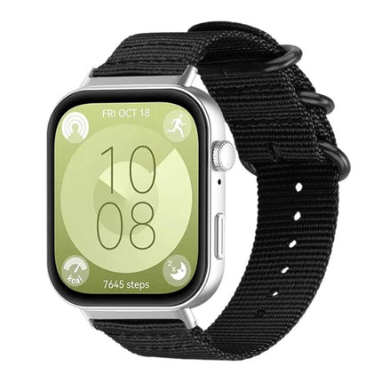 xDfind Ring Buckle Nylon Canvas Watch Band, For Huawei Watch Fit4 / Fit4 Pro / Fit3, For Huawei Watch D2