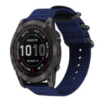 For Garmin Fenix 8/7X/6X/5X 26mm / Midnight Blue