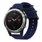 For Garmin Fenix 8/7/6/5 22mm / Midnight Blue