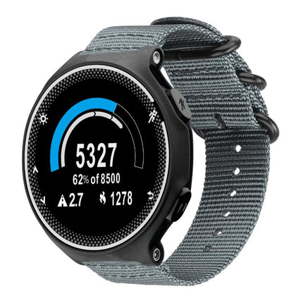 xDfind Ring Buckle Nylon Canvas Watch Band, For Garmin Fenix 8/7X/6X/5X 26mm, For Garmin Fenix 8/7/6/5 22mm, For Garmin Forerunner 235/220/620/630, For Garmin Forerunner 35 / 30 / 35J