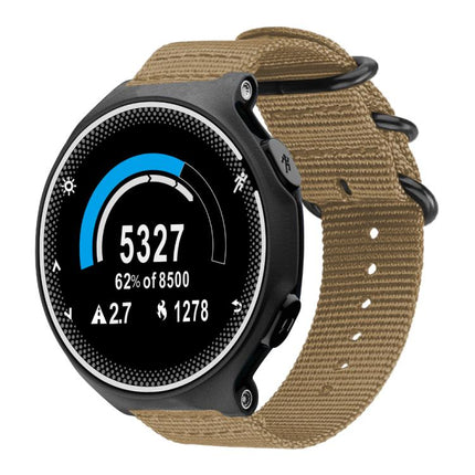 xDfind Ring Buckle Nylon Canvas Watch Band, For Garmin Fenix 8/7X/6X/5X 26mm, For Garmin Fenix 8/7/6/5 22mm, For Garmin Forerunner 235/220/620/630, For Garmin Forerunner 35 / 30 / 35J