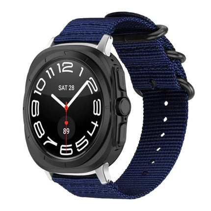 xDfind Ring Buckle Nylon Canvas Watch Band, For Galaxy Watch Ultra2 2026 / 2025 / 1 2024, For Galaxy Watch9 / 8 / 8 Classic, For Samsung Galaxy Watch 7 / 6 / 5 / FE, For Samsung Galaxy Fit3 SM-R390