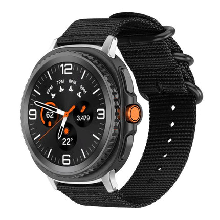 xDfind Ring Buckle Nylon Canvas Watch Band, For Galaxy Watch Ultra2 2026 / 2025 / 1 2024, For Galaxy Watch9 / 8 / 8 Classic, For Samsung Galaxy Watch 7 / 6 / 5 / FE, For Samsung Galaxy Fit3 SM-R390