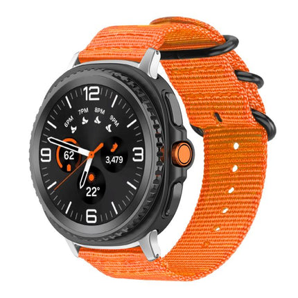 xDfind Ring Buckle Nylon Canvas Watch Band, For Galaxy Watch Ultra2 2026 / 2025 / 1 2024, For Galaxy Watch9 / 8 / 8 Classic, For Samsung Galaxy Watch 7 / 6 / 5 / FE, For Samsung Galaxy Fit3 SM-R390