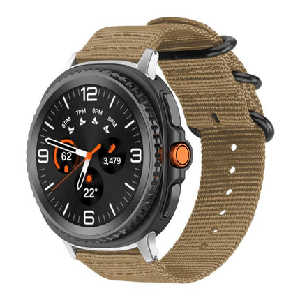 xDfind Ring Buckle Nylon Canvas Watch Band, For Galaxy Watch Ultra2 2026 / 2025 / 1 2024, For Galaxy Watch9 / 8 / 8 Classic, For Samsung Galaxy Watch 7 / 6 / 5 / FE, For Samsung Galaxy Fit3 SM-R390