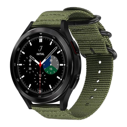 xDfind Ring Buckle Nylon Canvas Watch Band, For Galaxy Watch Ultra2 2026 / 2025 / 1 2024, For Galaxy Watch9 / 8 / 8 Classic, For Samsung Galaxy Watch 7 / 6 / 5 / FE, For Samsung Galaxy Fit3 SM-R390