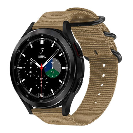 xDfind Ring Buckle Nylon Canvas Watch Band, For Samsung Galaxy Watch Ultra / Ultra 2025, For Samsung Galaxy Watch8 / 8 Classic, For Samsung Galaxy Watch 7 / 6 / 5 / FE, For Samsung Galaxy Fit3 SM-R390