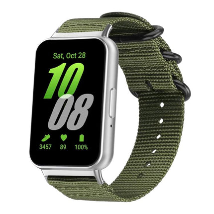 xDfind Ring Buckle Nylon Canvas Watch Band, For Galaxy Watch Ultra2 2026 / 2025 / 1 2024, For Galaxy Watch9 / 8 / 8 Classic, For Samsung Galaxy Watch 7 / 6 / 5 / FE, For Samsung Galaxy Fit3 SM-R390