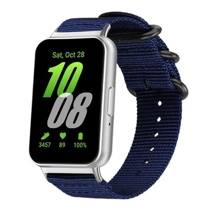 xDfind Ring Buckle Nylon Canvas Watch Band, For Galaxy Watch Ultra2 2026 / 2025 / 1 2024, For Galaxy Watch9 / 8 / 8 Classic, For Samsung Galaxy Watch 7 / 6 / 5 / FE, For Samsung Galaxy Fit3 SM-R390