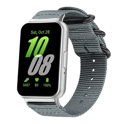 xDfind Ring Buckle Nylon Canvas Watch Band, For Galaxy Watch Ultra2 2026 / 2025 / 1 2024, For Galaxy Watch9 / 8 / 8 Classic, For Samsung Galaxy Watch 7 / 6 / 5 / FE, For Samsung Galaxy Fit3 SM-R390