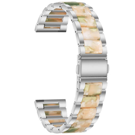 xDfind Three Beads Metal Resin Watch Band, 14mm, 20mm