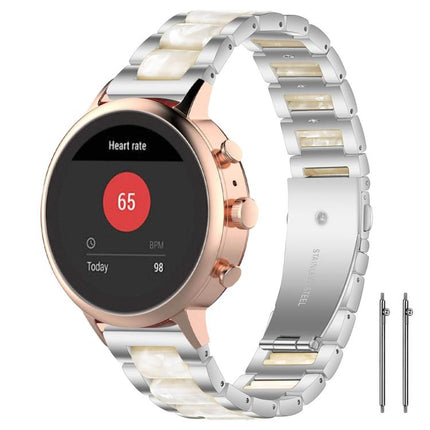 xDfind Three Beads Metal Resin Watch Band, 22mm, 18mm