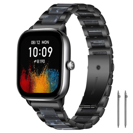 xDfind Three Beads Metal Resin Watch Band, 14mm, 20mm