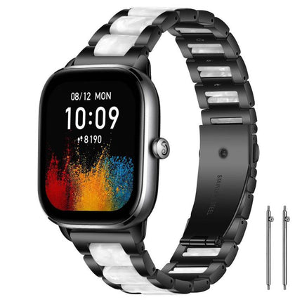 xDfind Three Beads Metal Resin Watch Band, 14mm, 20mm