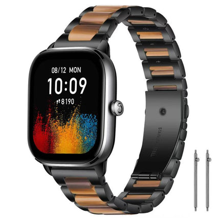 xDfind Three Beads Metal Resin Watch Band, 14mm, 20mm