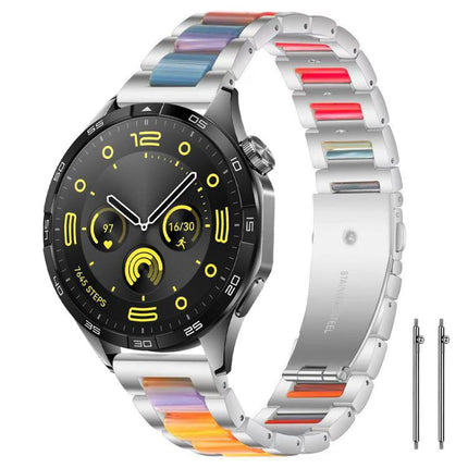 xDfind Three Beads Metal Resin Watch Band, 22mm, 18mm